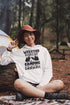 C & Win Sports Weekend Forecast: Camping-With A Good Chance Of Drinking Hoodie White / S - C & Win Sports